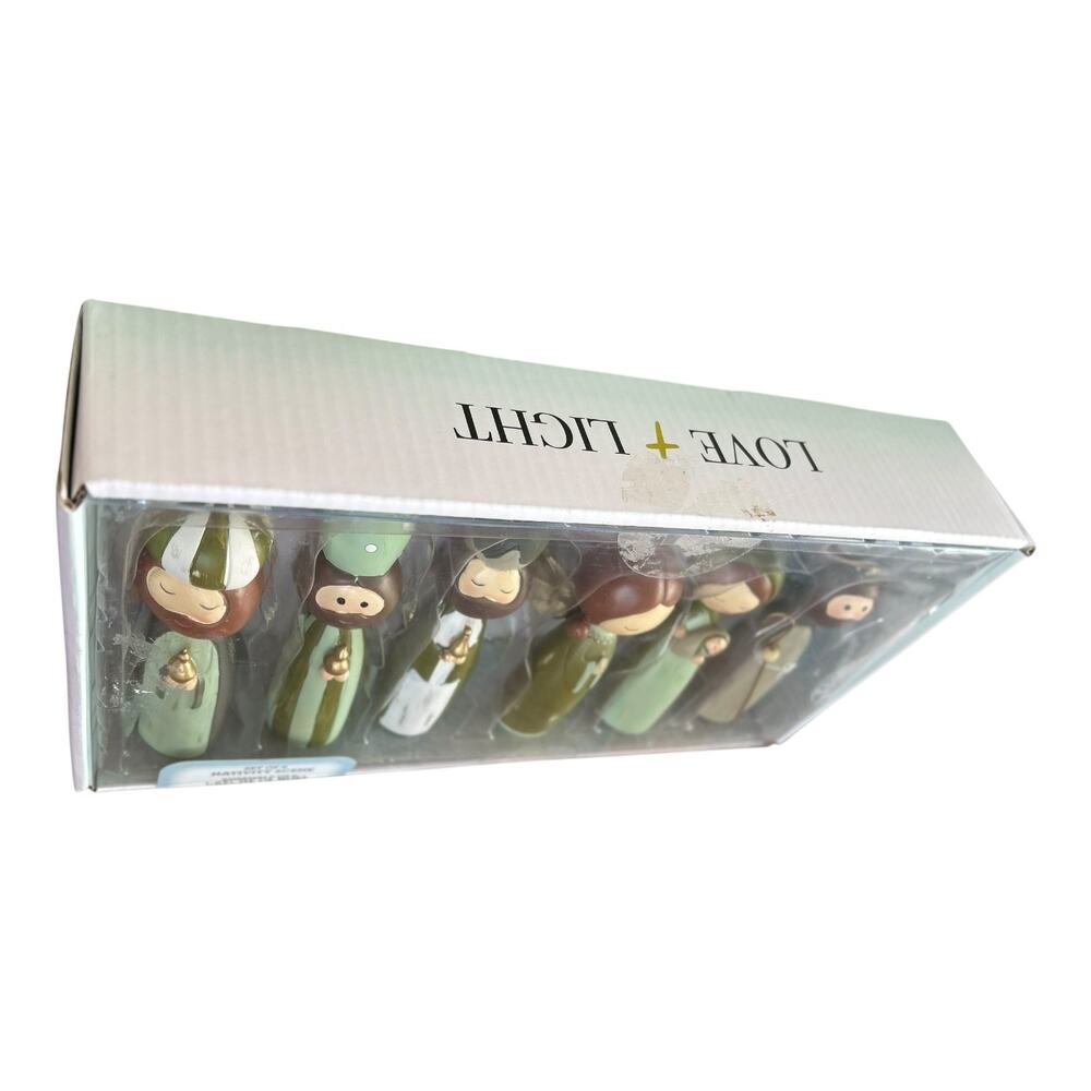 Love + Light Set of 6 Nativity Scene Figurines Christmas Decor - Picture 5 of 5